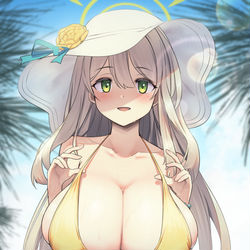 This is a pixiv picture whose title is 水着ノノミ.