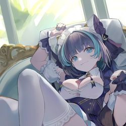 This is a pixiv picture whose title is 碧蓝航线柴郡猫.