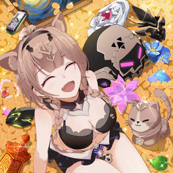 This is a pixiv picture whose title is 猫猫的宝物.