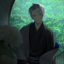 This is a pixiv picture whose title is 梅雨.