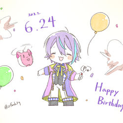 This is a pixiv picture whose title is 類ｸﾝハピバ！！！.