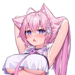 This is a pixiv picture whose title is 暑いこよりちゃん .