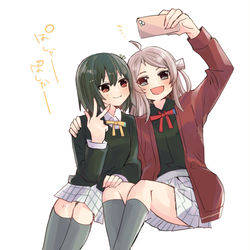This is a pixiv picture whose title is ランしお　自撮り.