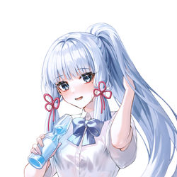 This is a pixiv picture whose title is 神里綾華.