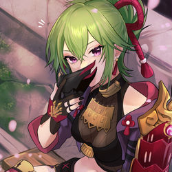This is a pixiv picture whose title is 久岐忍.
