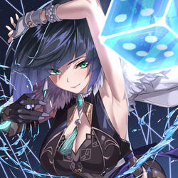 This is a pixiv picture whose title is 夜蘭.