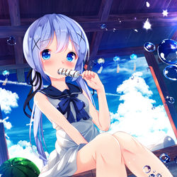 This is a pixiv picture whose title is 夏チノちゃん.