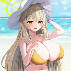 This is a pixiv picture whose title is 水着ノノミ.