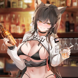 This is a pixiv picture whose title is 愛宕.