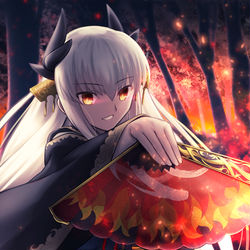 This is a pixiv picture whose title is 貴方様は、嘘をついておいでですか？　トラオム清姫フローチャート付.