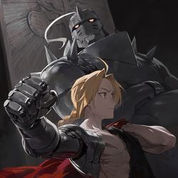 This is a pixiv picture whose title is 68日目,鋼の錬金術師.