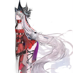 This is a pixiv picture whose title is 濁心スカジ.