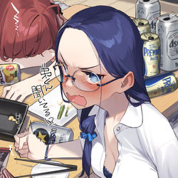 This is a pixiv picture whose title is 近視の姉＃62.