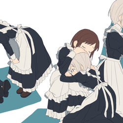 This is a pixiv picture whose title is メイド.