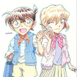 This is a pixiv picture whose title is コナンランドのコ哀ちゃん.