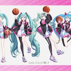 This is a pixiv picture whose title is キューティースコアラー♡ Mikuさん.