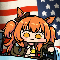 This is a pixiv picture whose title is マヤノトップガン Top Gun.