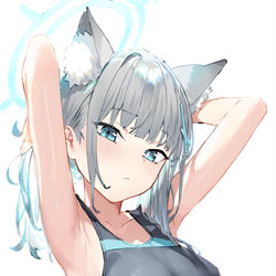 This is a pixiv picture whose title is 水着シロコ.
