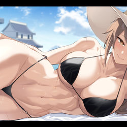 This is a pixiv picture whose title is -던-.