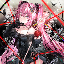 This is a pixiv picture whose title is 🍎🦋.