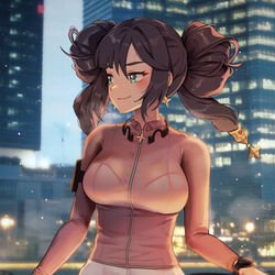 This is a pixiv picture whose title is モナ🚲.
