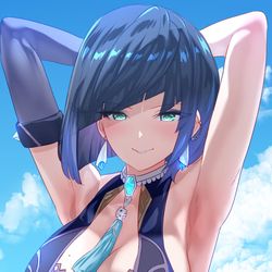 This is a pixiv picture whose title is 夜蘭９.