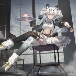 This is a pixiv picture whose title is Maid.