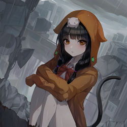 This is a pixiv picture whose title is 朝倉可憐.