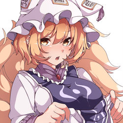 This is a pixiv picture whose title is お腹見せてくれる藍様.