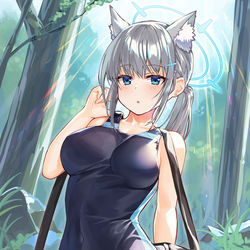 This is a pixiv picture whose title is 水着シロコ.