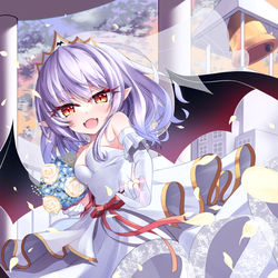 This is a pixiv picture whose title is ウエディングお嬢様.
