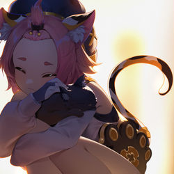 This is a pixiv picture whose title is 涂一点猫猫.