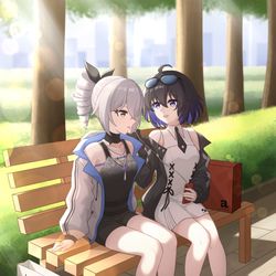 This is a pixiv picture whose title is 绀海·逛街.