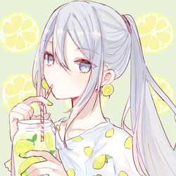 This is a pixiv picture whose title is ニーゴ×フルーツ.
