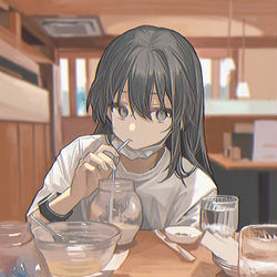 This is a pixiv picture whose title is 二人の空間.