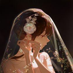 This is a pixiv picture whose title is Bride.