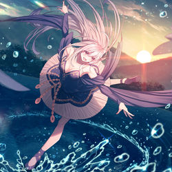 This is a pixiv picture whose title is 私だけのステージ.