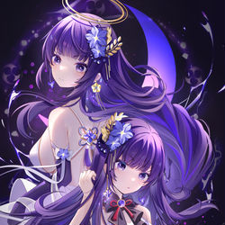 This is a pixiv picture whose title is 更新~雷电将军.