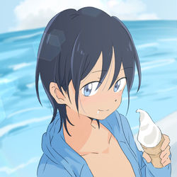 This is a pixiv picture whose title is アイス.