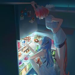 This is a pixiv picture whose title is ☆.