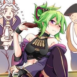 This is a pixiv picture whose title is ご機嫌取り.