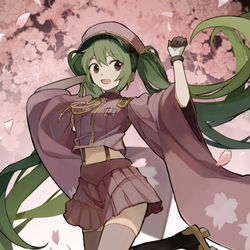 This is a pixiv picture whose title is 千本桜.