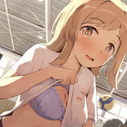 This is a pixiv picture whose title is 体育の授業中に見せてくれる櫻木真乃さん.
