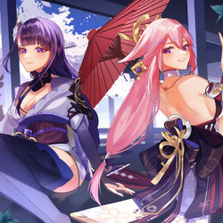 This is a pixiv picture whose title is 梅雨晴.