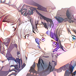 This is a pixiv picture whose title is クール系ボーカルユニットのライブ後.