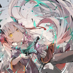 This is a pixiv picture whose title is ヘブバンイラコン応援絵.