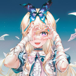 This is a pixiv picture whose title is Alice.