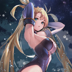 This is a pixiv picture whose title is 涼んでるブラダマンテさん.