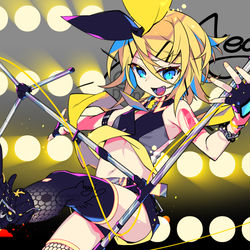 This is a pixiv picture whose title is ロックの日.