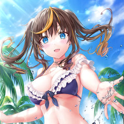 This is a pixiv picture whose title is 水着.
